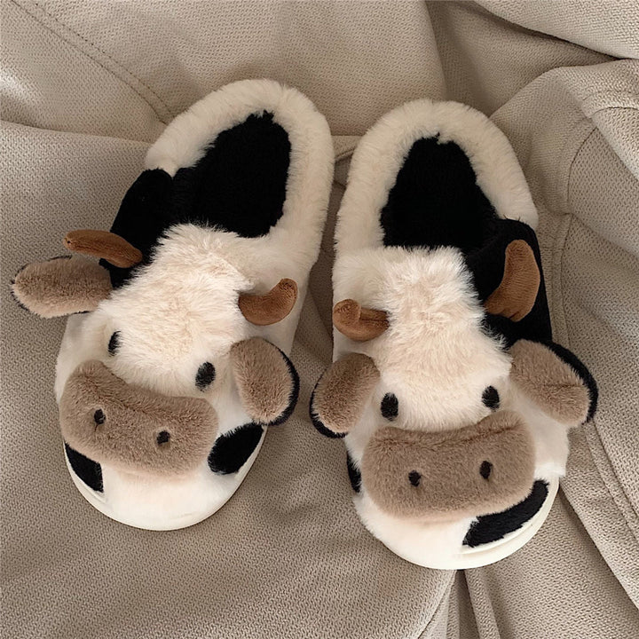 Mirla | Ko ankle slippers för kvinnor-Eva Jonsson