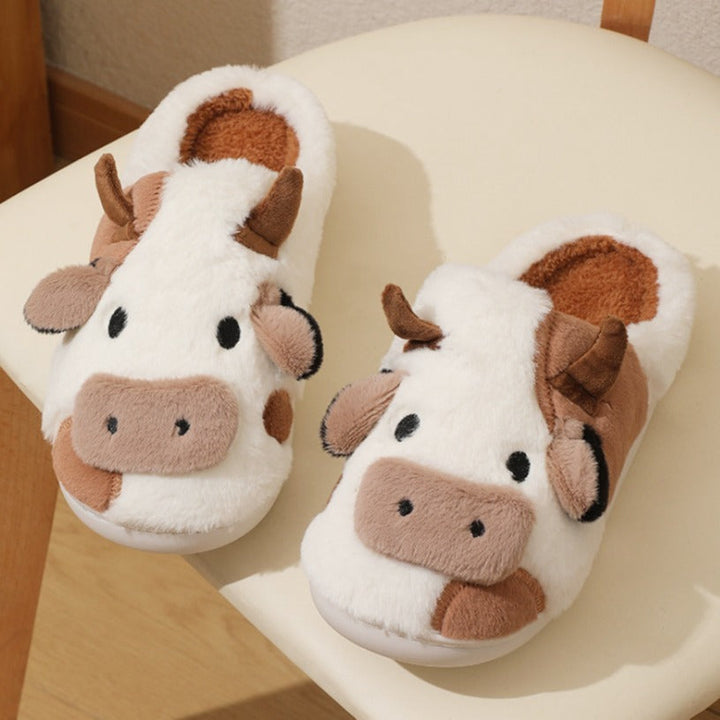 Mirla | Ko ankle slippers för kvinnor-Eva Jonsson