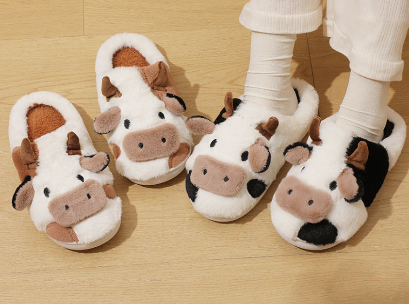 Mirla | Ko ankle slippers för kvinnor-Eva Jonsson