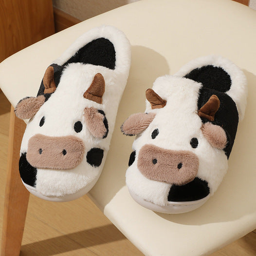 Mirla | Ko ankle slippers för kvinnor-Eva Jonsson