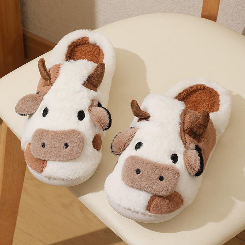 Mirla | Ko ankle slippers för kvinnor-Eva Jonsson