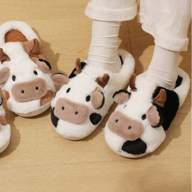 Mirla | Ko ankle slippers för kvinnor-Eva Jonsson