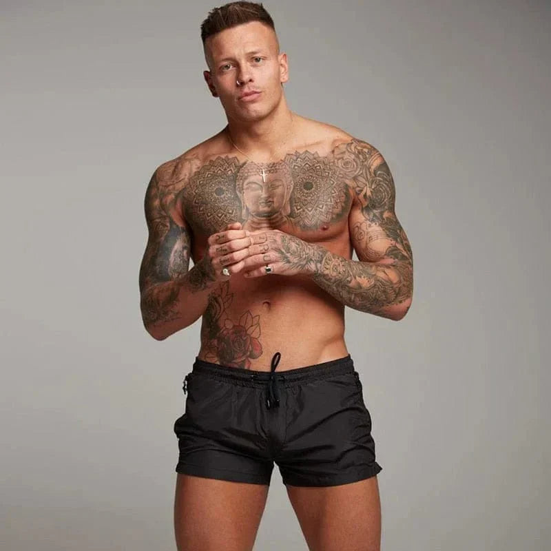 Mirla | Korta badshorts för herrar med ficka-Eva Jonsson