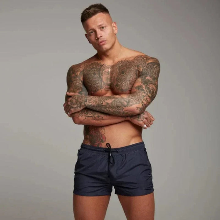 Mirla | Korta badshorts för herrar med ficka-Eva Jonsson