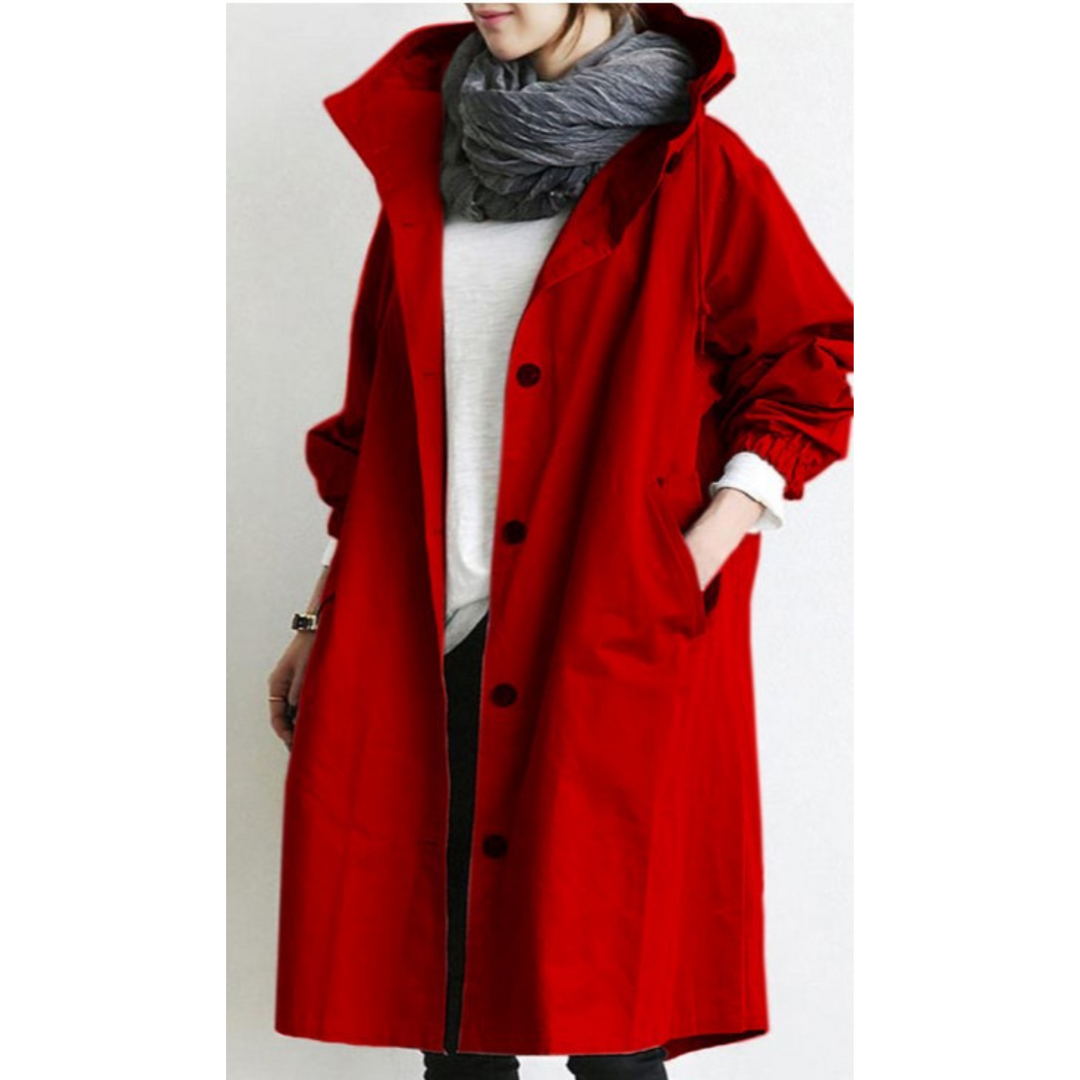 Mirla | Lång trenchcoat för damer-Eva Jonsson