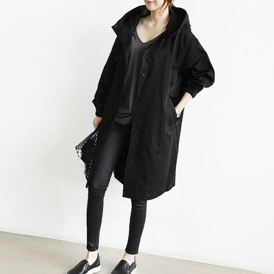Mirla | Lång trenchcoat för damer-Eva Jonsson