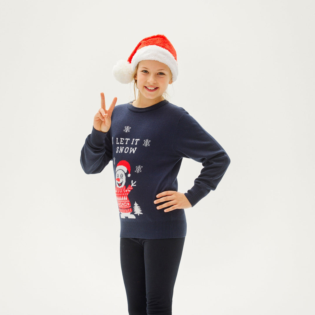 Eva Jonsson | Låt Det Snöa Jultröja Barn-Eva Jonsson