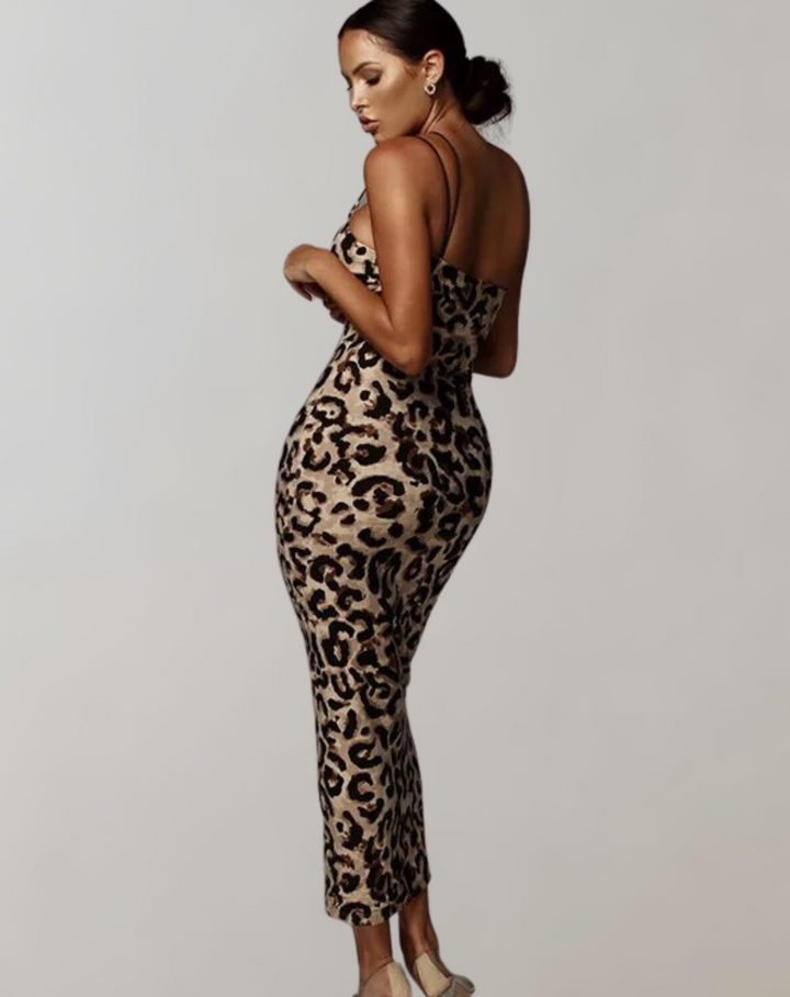 Mirla | Leopard Print Ärmellös-Eva Jonsson