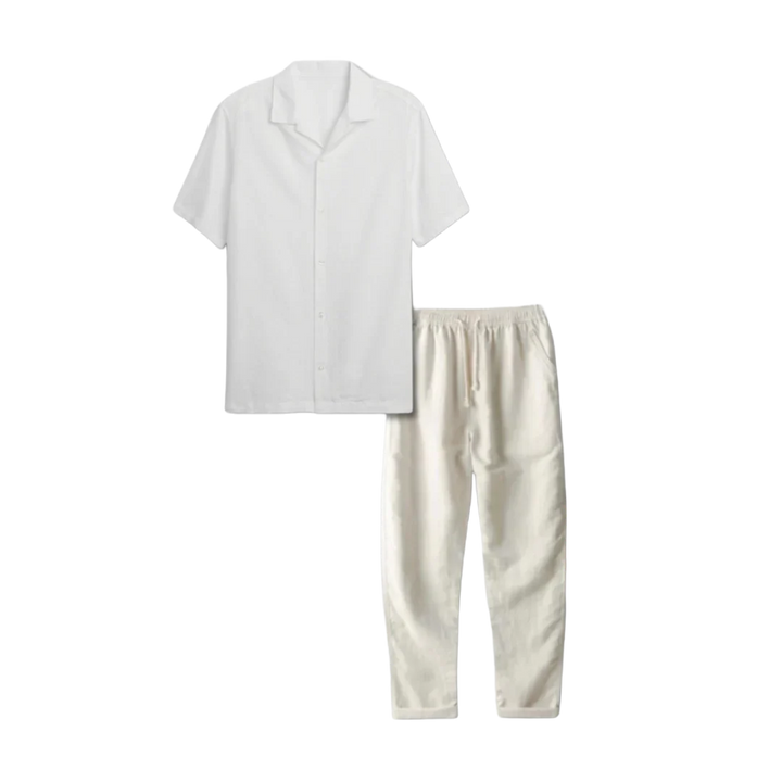 Mirla | Linne Outfit Set - Avslappnad - Florens På Natten-Eva Jonsson