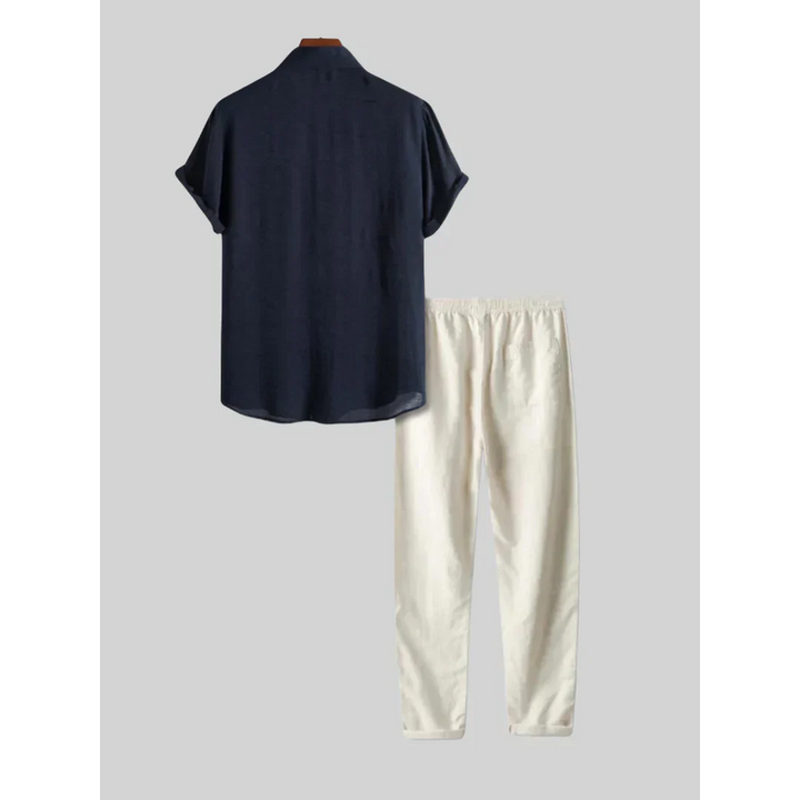 Mirla | Linne Outfit Set - Avslappnad - Florens På Natten-Eva Jonsson