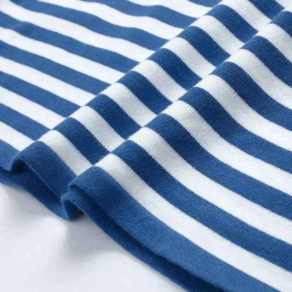 Mirla | Luftigt Lätt Randig T-shirt-Eva Jonsson