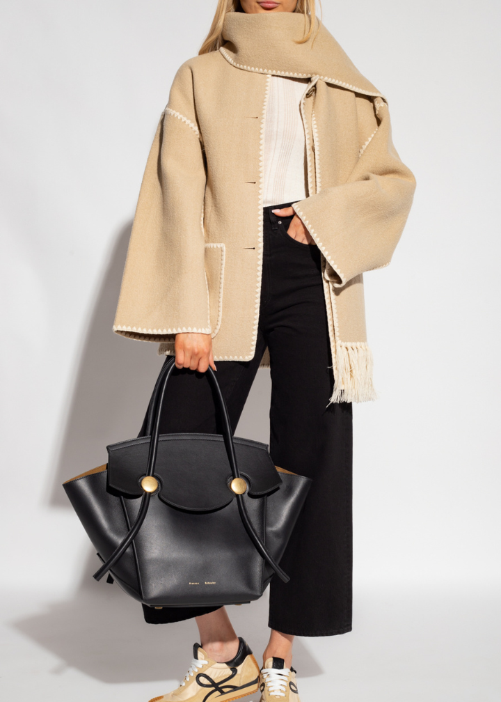 Mirla | Luxe Jacka med Schal-Eva Jonsson