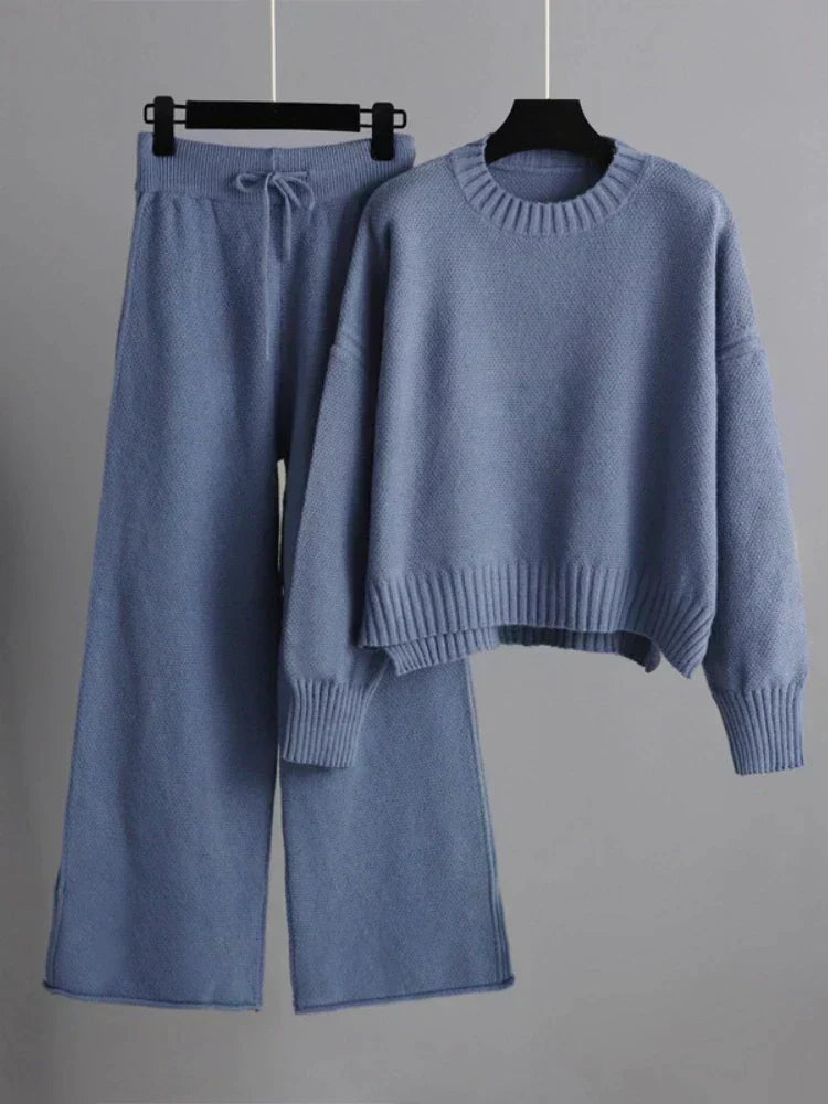 Mirla | Lyxig Tricot Outfit med Dragsko-Eva Jonsson