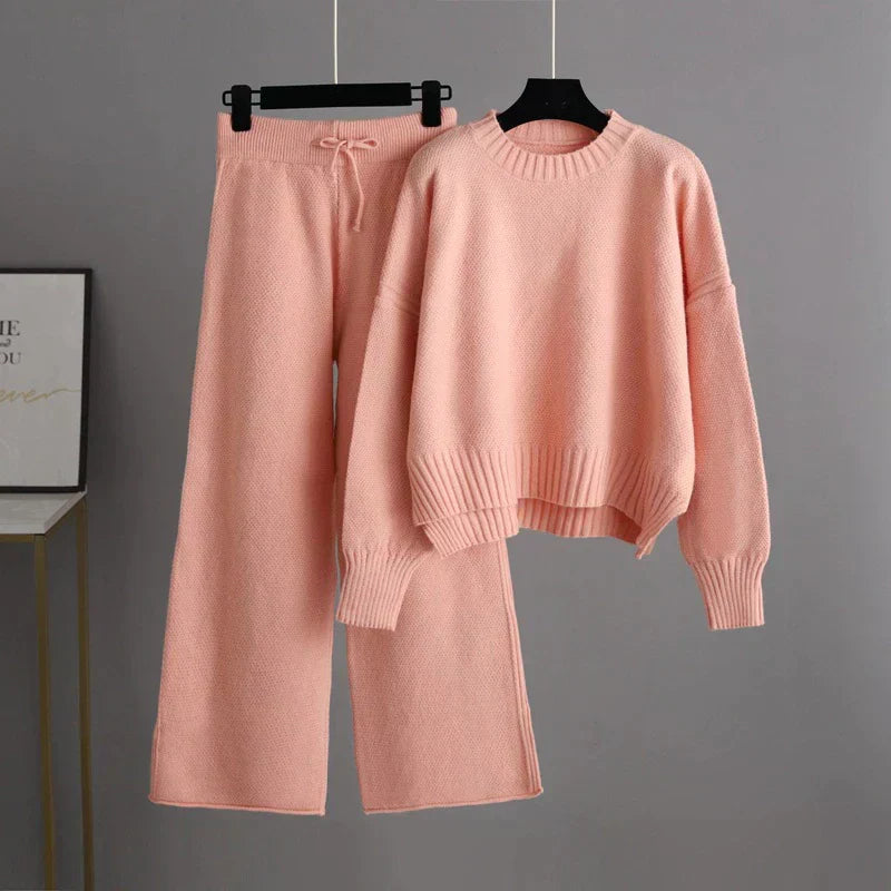 Mirla | Lyxig Tricot Outfit med Dragsko-Eva Jonsson