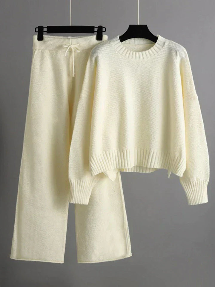 Mirla | Lyxig Tricot Outfit med Dragsko-Eva Jonsson