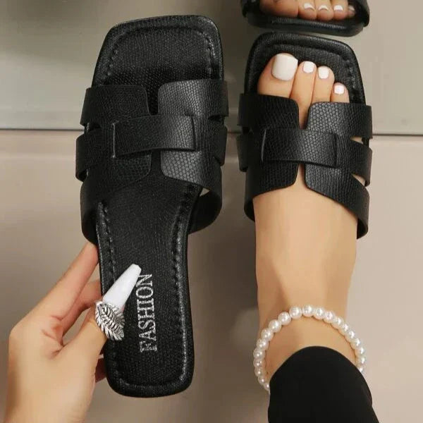 Mirla | Lyxiga mjuka sandaler med halkfritt fotbädd-Eva Jonsson