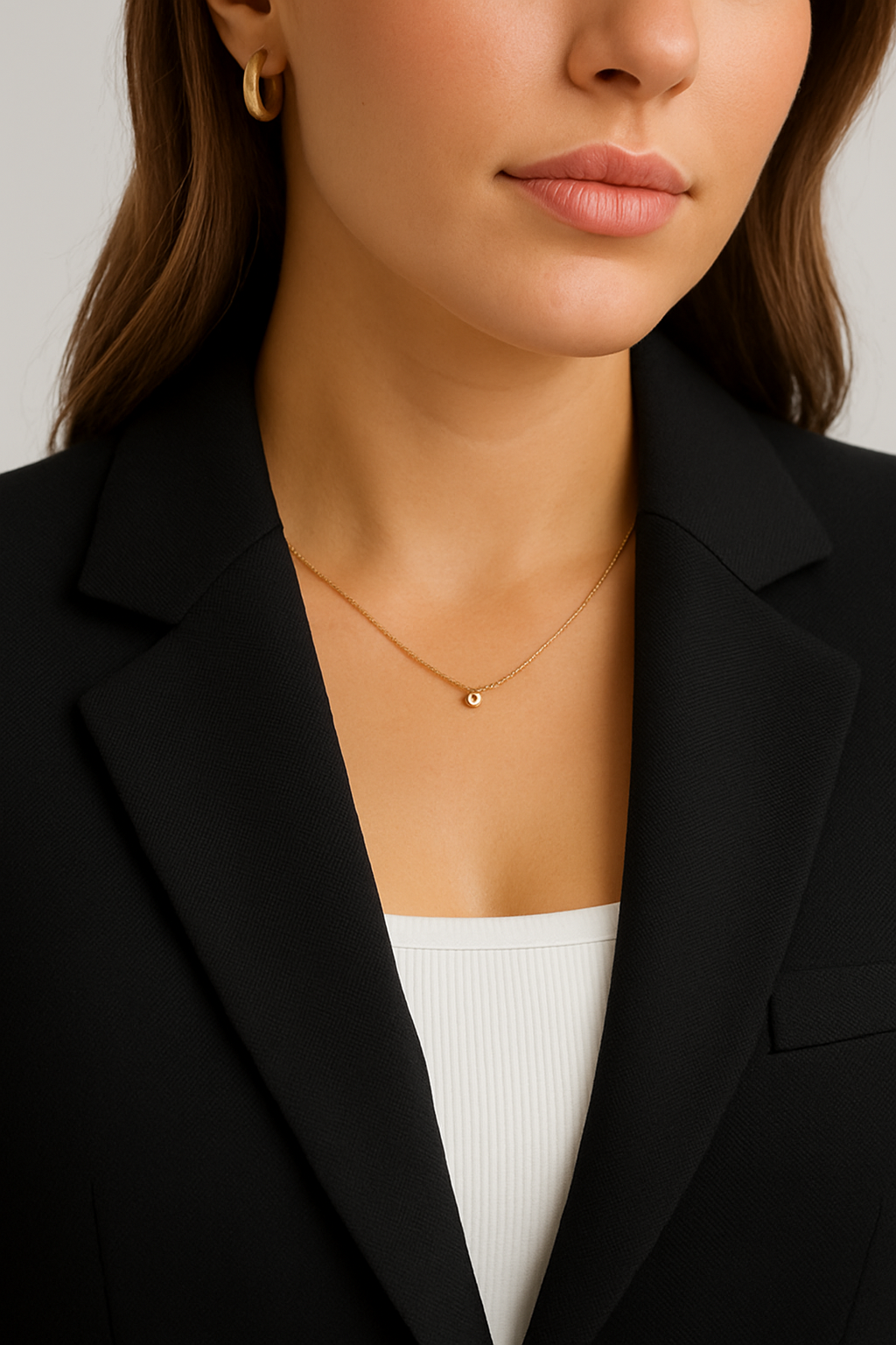 Mirla | Måttsydd Blazer – Enknäppt – Slim Fit – Svart-Eva Jonsson