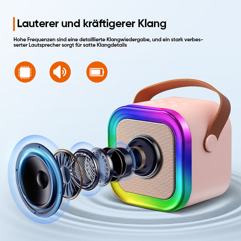 Eva Jonsson | Mini Karaoke Maskin för Barn med Trådlösa Mikrofoner-Eva Jonsson