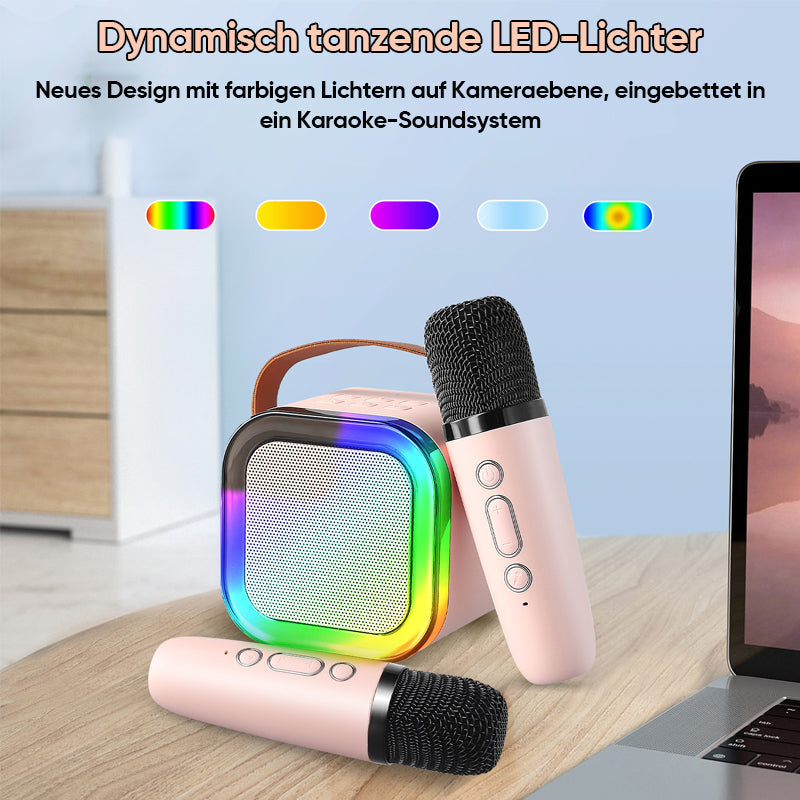 Eva Jonsson | Mini Karaoke Maskin för Barn med Trådlösa Mikrofoner-Eva Jonsson