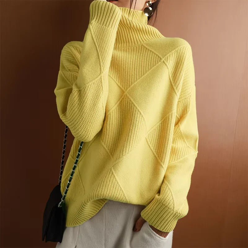 Mirla | Mjuk Cashmere Rullkragepullover-Eva Jonsson
