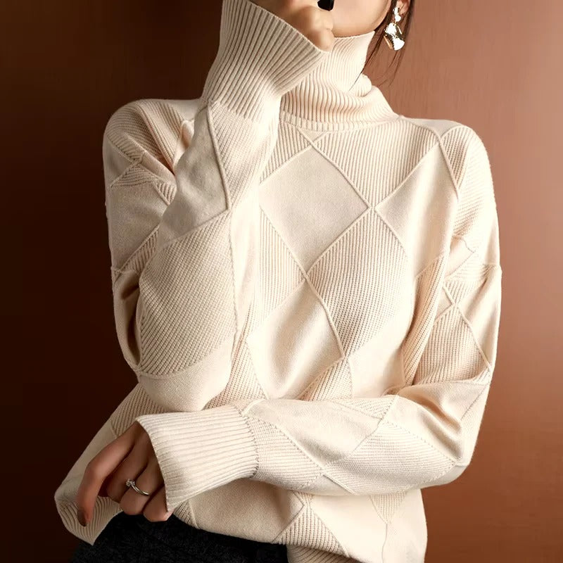 Mirla | Mjuk Cashmere Rullkragepullover-Eva Jonsson