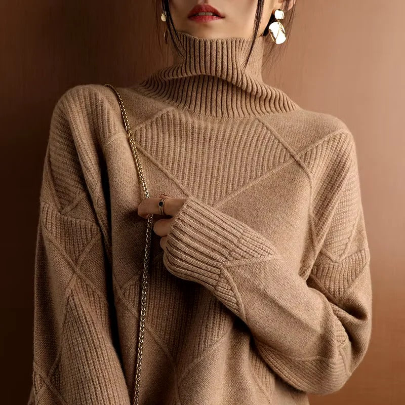 Mirla | Mjuk Cashmere Rullkragepullover-Eva Jonsson