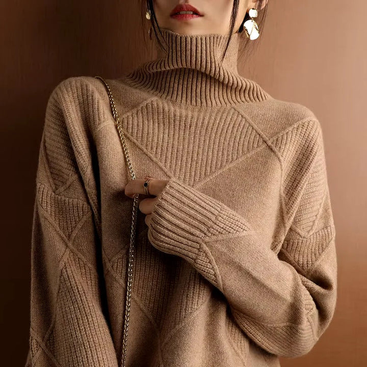 Mirla | Mjuk Cashmere Rullkragepullover-Eva Jonsson