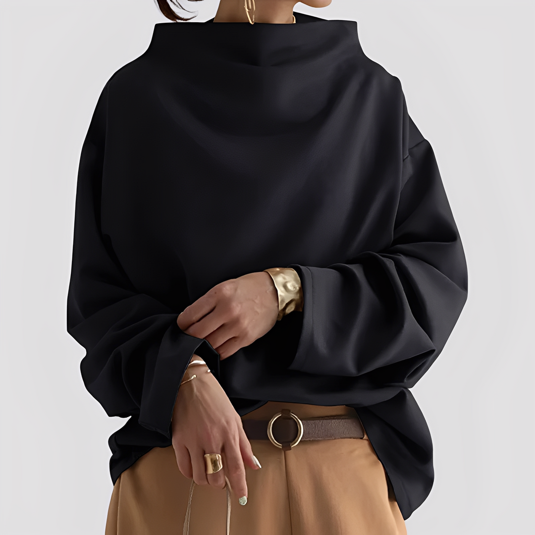 Mirla | Moderiktig Damrullkragepullover-Eva Jonsson