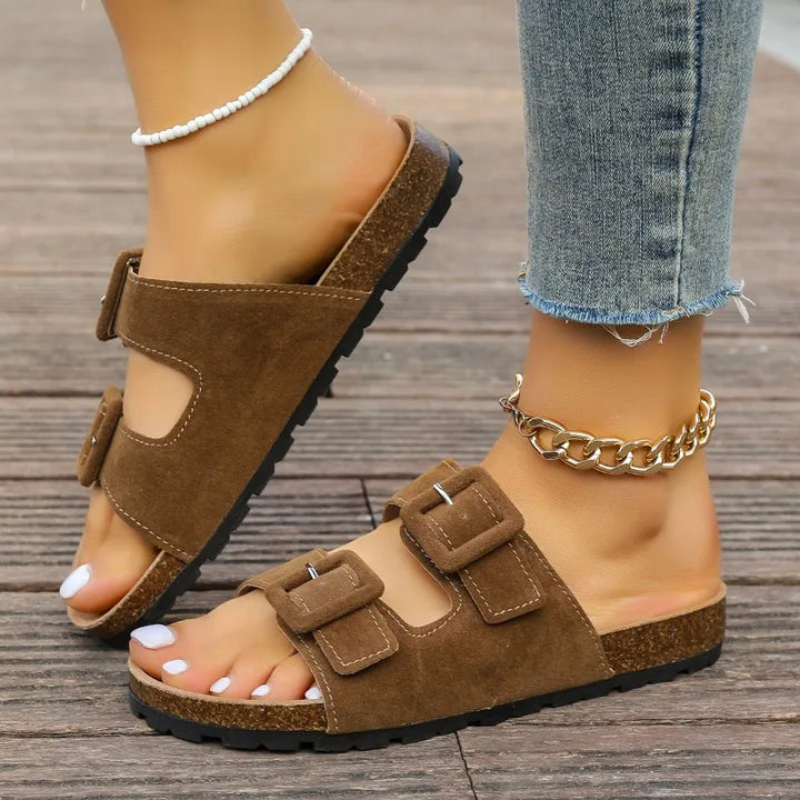 Mirla | Moderiktiga, Halkfria Strand- och Utomhus-Flip-Flops-Eva Jonsson