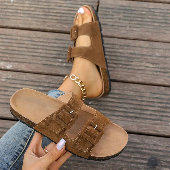 Mirla | Moderiktiga, Halkfria Strand- och Utomhus-Flip-Flops-Eva Jonsson