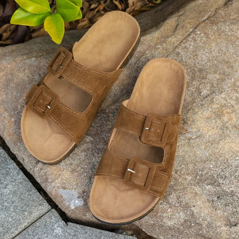 Mirla | Moderiktiga, Halkfria Strand- och Utomhus-Flip-Flops-Eva Jonsson