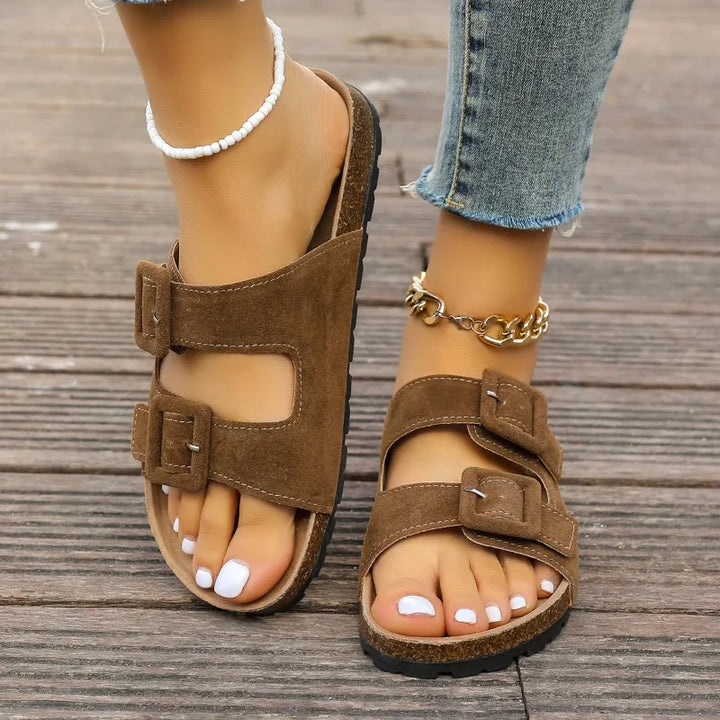 Mirla | Moderiktiga, Halkfria Strand- och Utomhus-Flip-Flops-Eva Jonsson