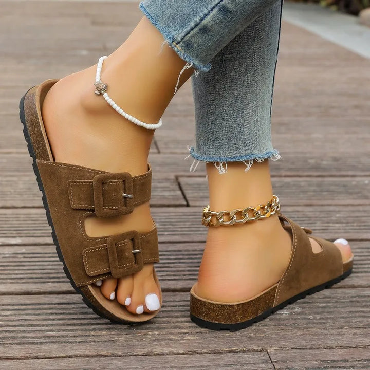 Mirla | Moderiktiga, Halkfria Strand- och Utomhus-Flip-Flops-Eva Jonsson
