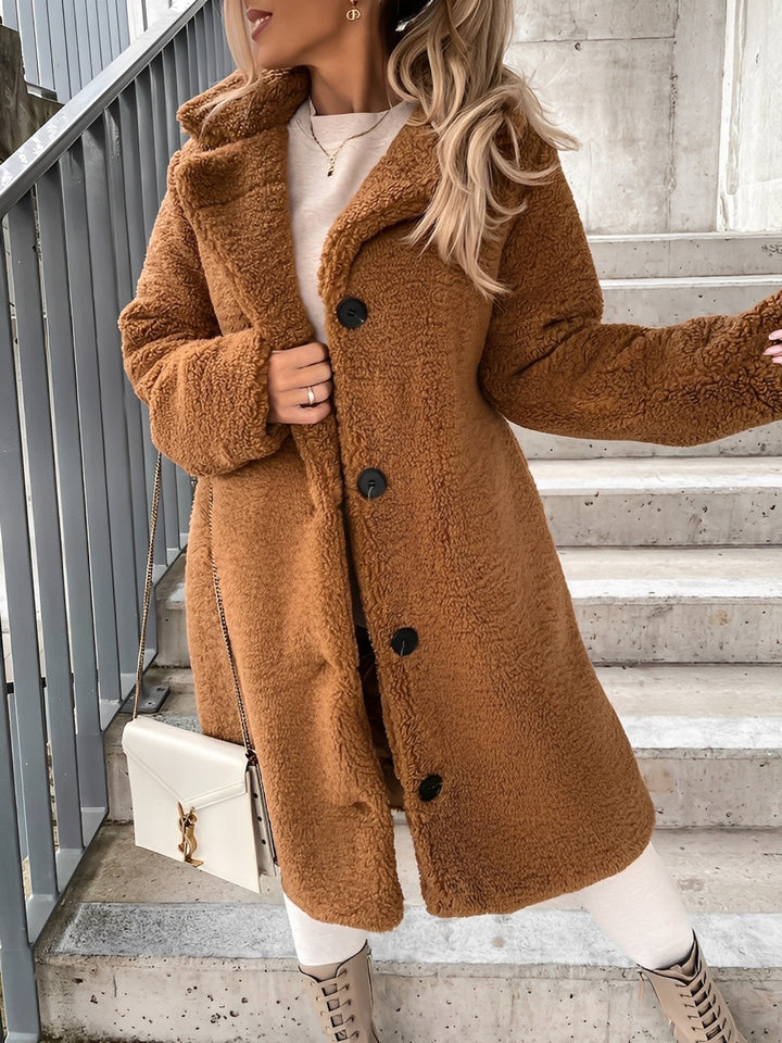Mirla | Moderiktigt, Varm Dam-Fleecejacka-Eva Jonsson