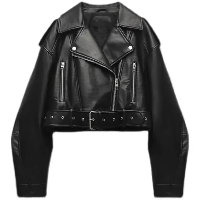Mirla | Modern Kort Bikerjacka-Eva Jonsson