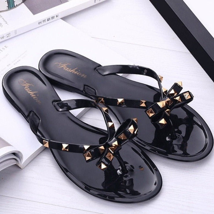 Mirla | Nitar-slips-knut Flip-Flops Sandaler-Eva Jonsson