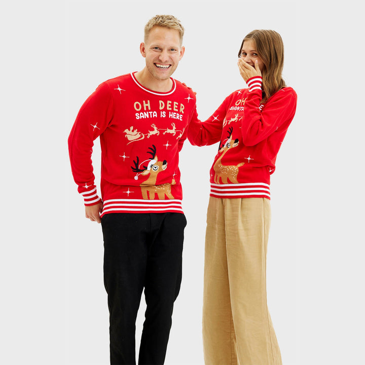 Eva Jonsson | Oh Deer Sweatshirt Herr-Eva Jonsson