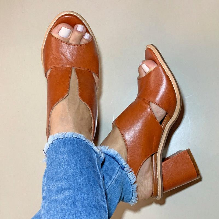 Mirla | Oöverträffad hållbarhet och tidlös elegans i dam-sandaler av äkta läder-Eva Jonsson
