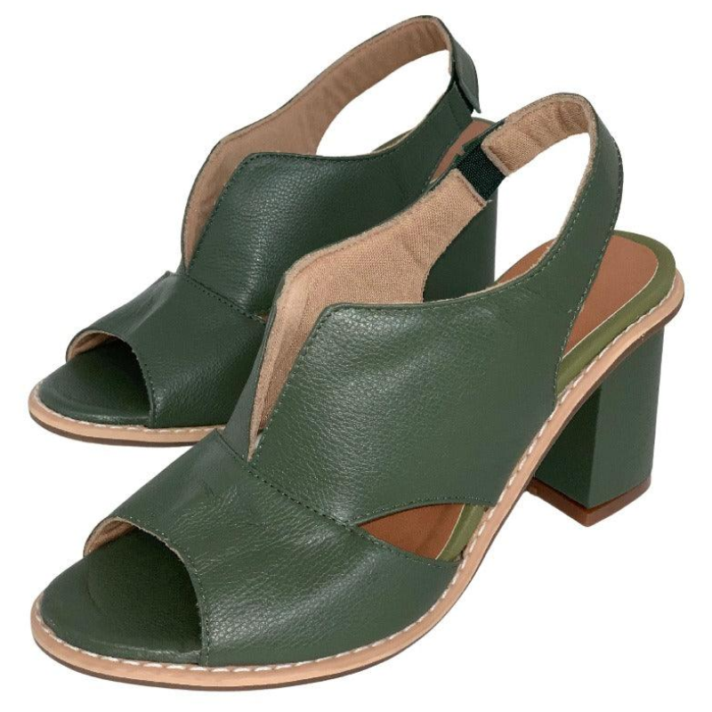 Mirla | Oöverträffad hållbarhet och tidlös elegans i dam-sandaler av äkta läder-Eva Jonsson