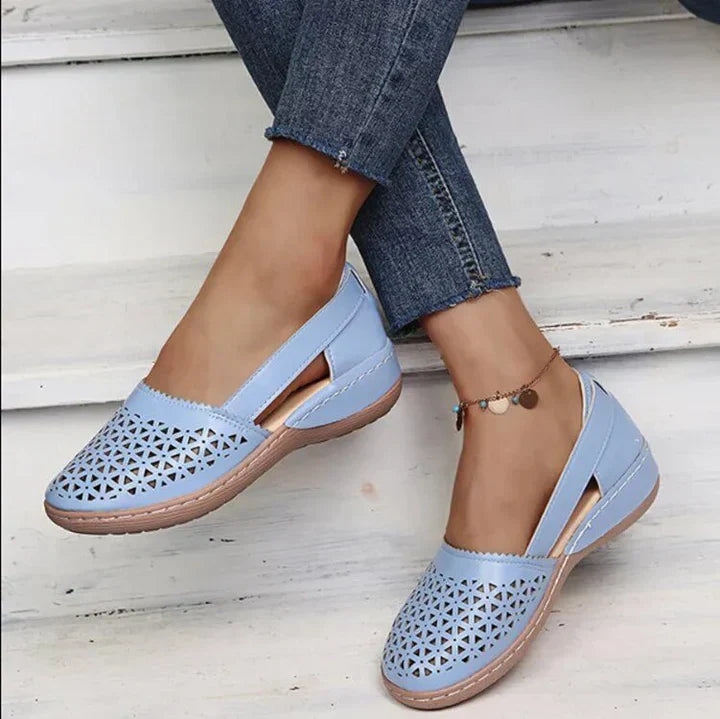 Mirla | Orthobliss Bekväma Slingback-halbschuhe för Hela Dagen-Eva Jonsson