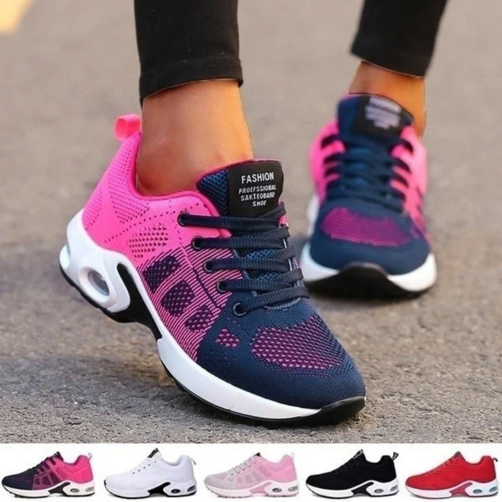 Mirla | Ortopediska Andningsbara Sport-Sneakers för Damer-Eva Jonsson