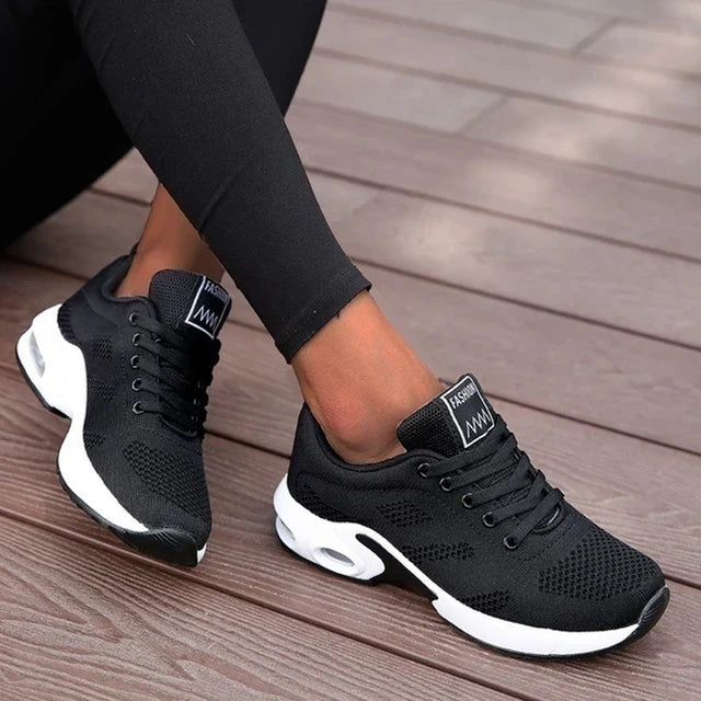Mirla | Ortopediska Andningsbara Sport-Sneakers för Damer-Eva Jonsson