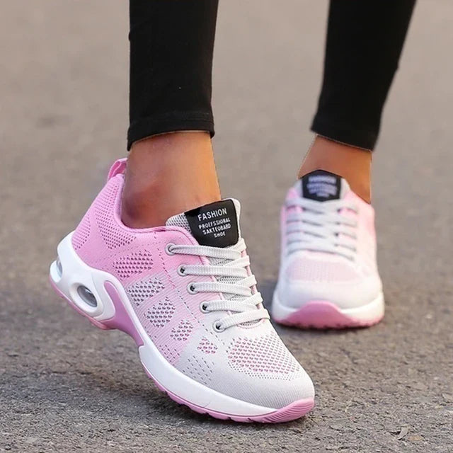 Mirla | Ortopediska Andningsbara Sport-Sneakers för Damer-Eva Jonsson