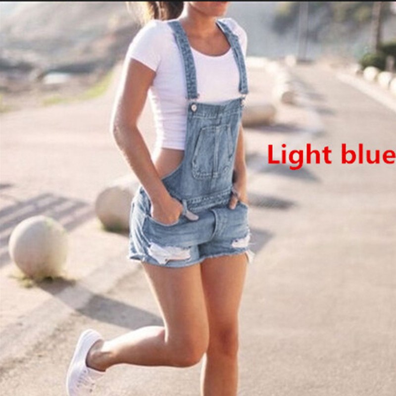 Mirla | Overall Rivna Denim Shorts-Eva Jonsson