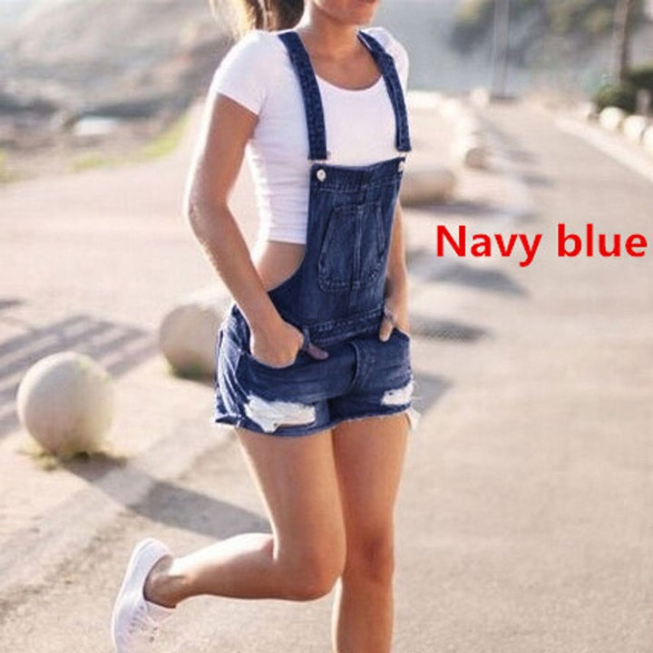 Mirla | Overall Rivna Denim Shorts-Eva Jonsson