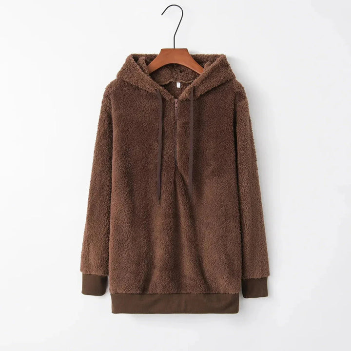 Mirla | Överdimensionerad Sherpa-Fleece-Hoodie-Eva Jonsson