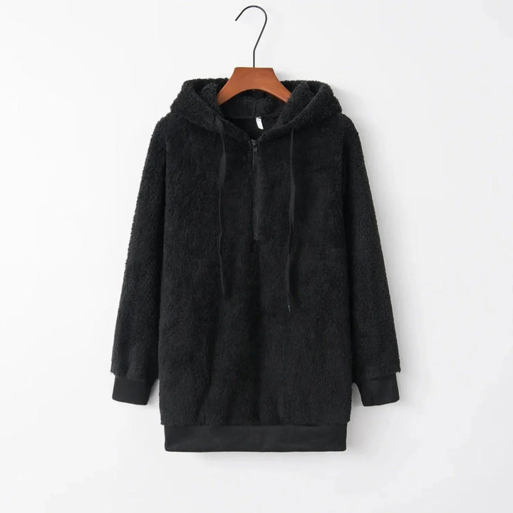 Mirla | Överdimensionerad Sherpa-Fleece-Hoodie-Eva Jonsson