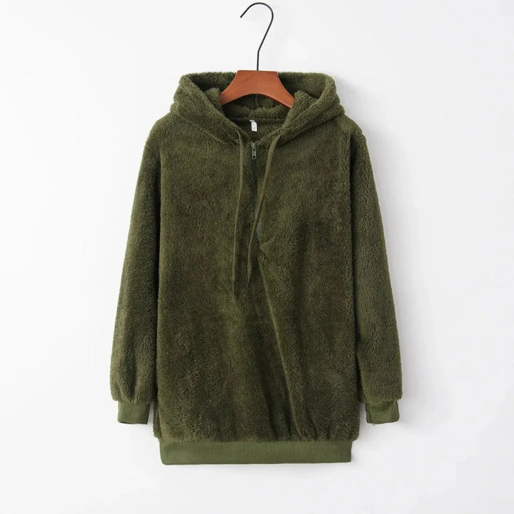 Mirla | Överdimensionerad Sherpa-Fleece-Hoodie-Eva Jonsson