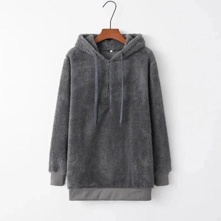 Mirla | Överdimensionerad Sherpa-Fleece-Hoodie-Eva Jonsson