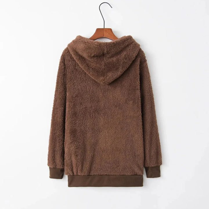Mirla | Överdimensionerad Sherpa-Fleece-Hoodie-Eva Jonsson